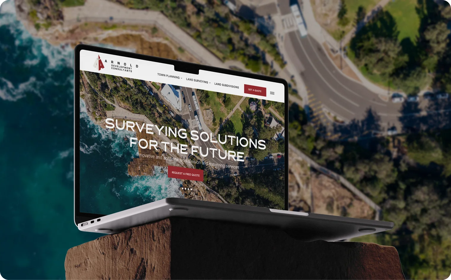 Arnold Development Consultants website design by Balar Media Group