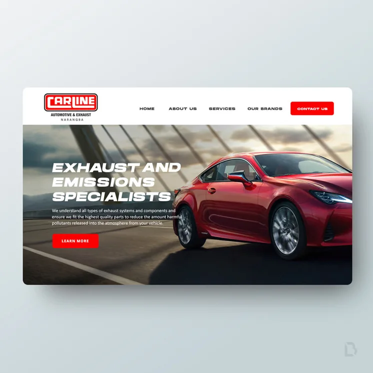 Carline website by Balar Media Group
