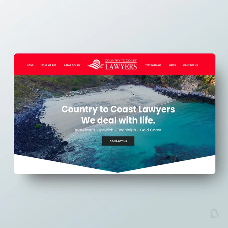 Country To Coast Lawyers website by Balar Media Group