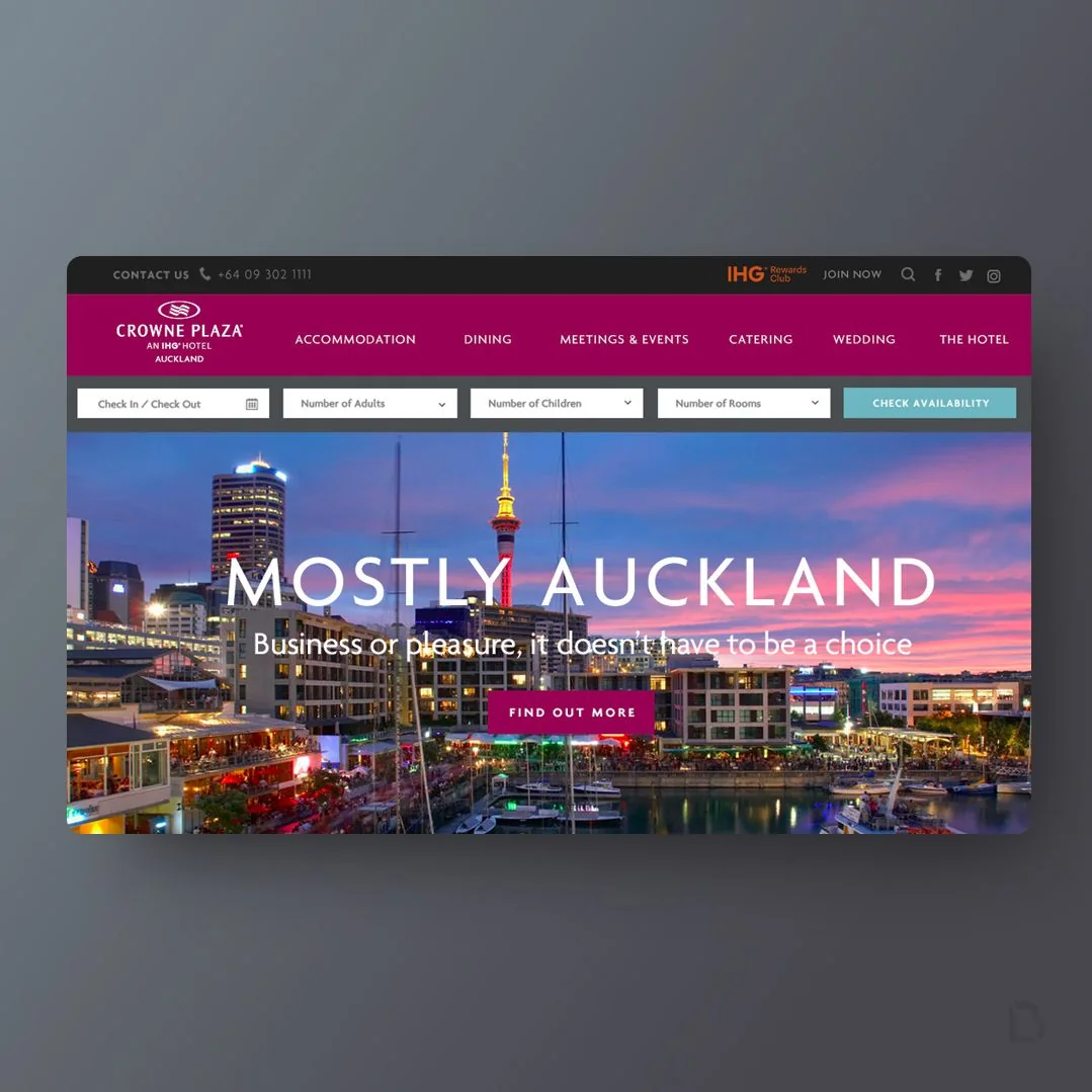 Crowne Plaza Auckland case study by Balar Media Group