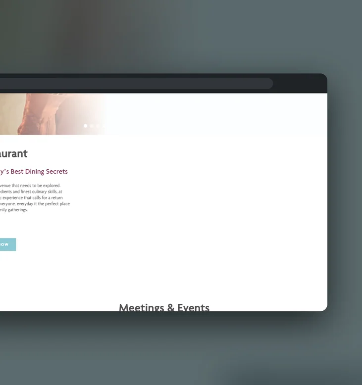 Crowne Plaza Hawkesbury Valley website by Balar Media Group