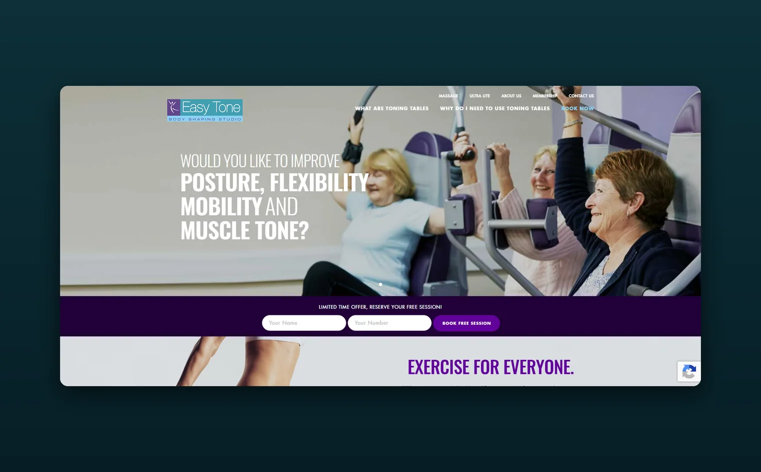 Easy Tone website design by Balar Media Group