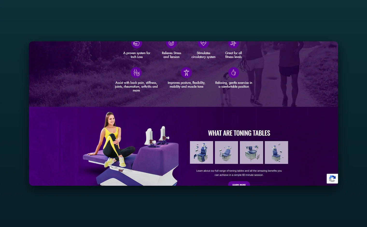 Easy Tone website by Balar Media Group, more of the design