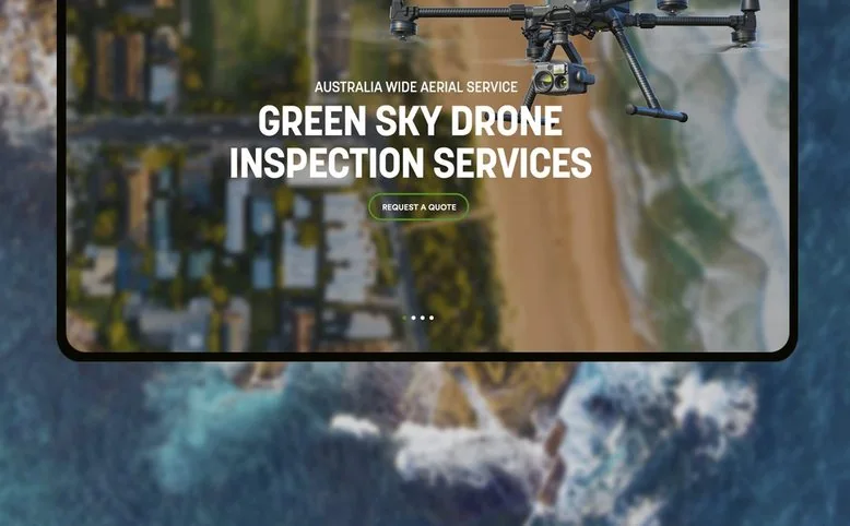 Green Sky Group website by Balar Media Group, more of the design