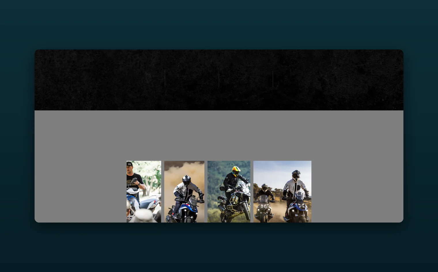 GS Off Road Training website by Balar Media Group, more of the design