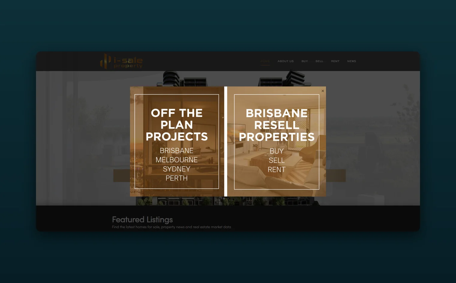 iSale Property website by Balar Media Group