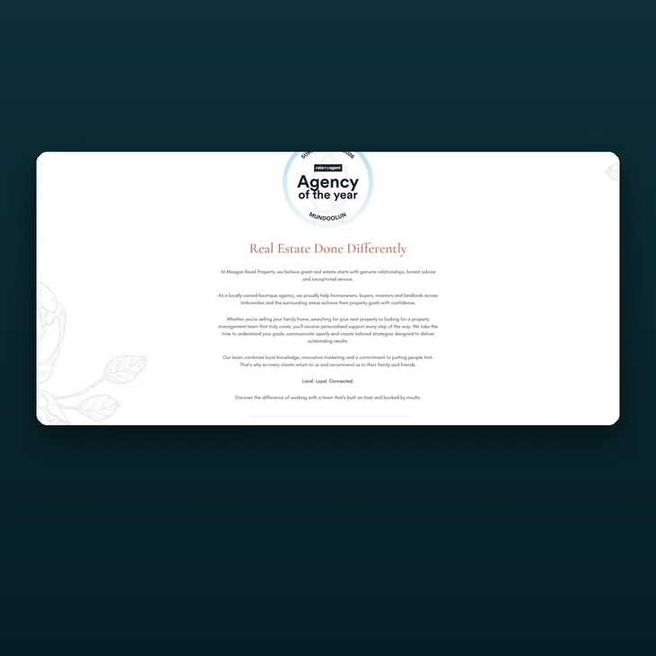 Meagan Read Property website detail by Balar Media Group