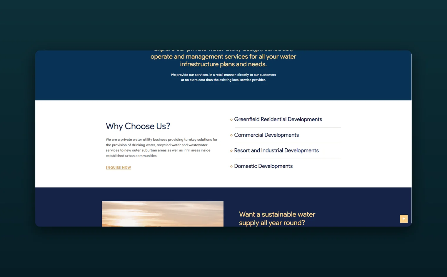 North Point Infrastructure Group website by Balar Media Group, more of the design