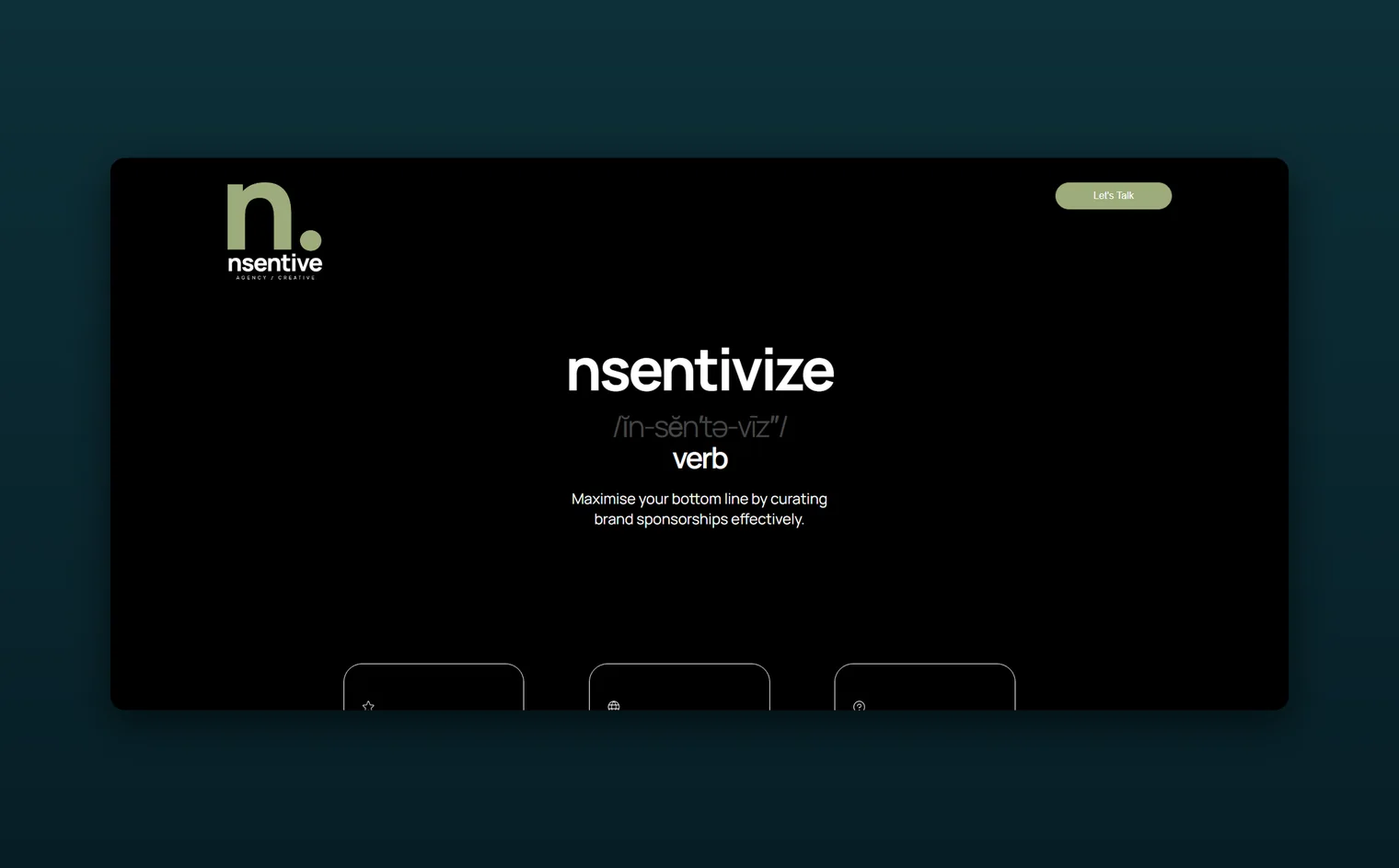 nSentive website design by Balar Media Group