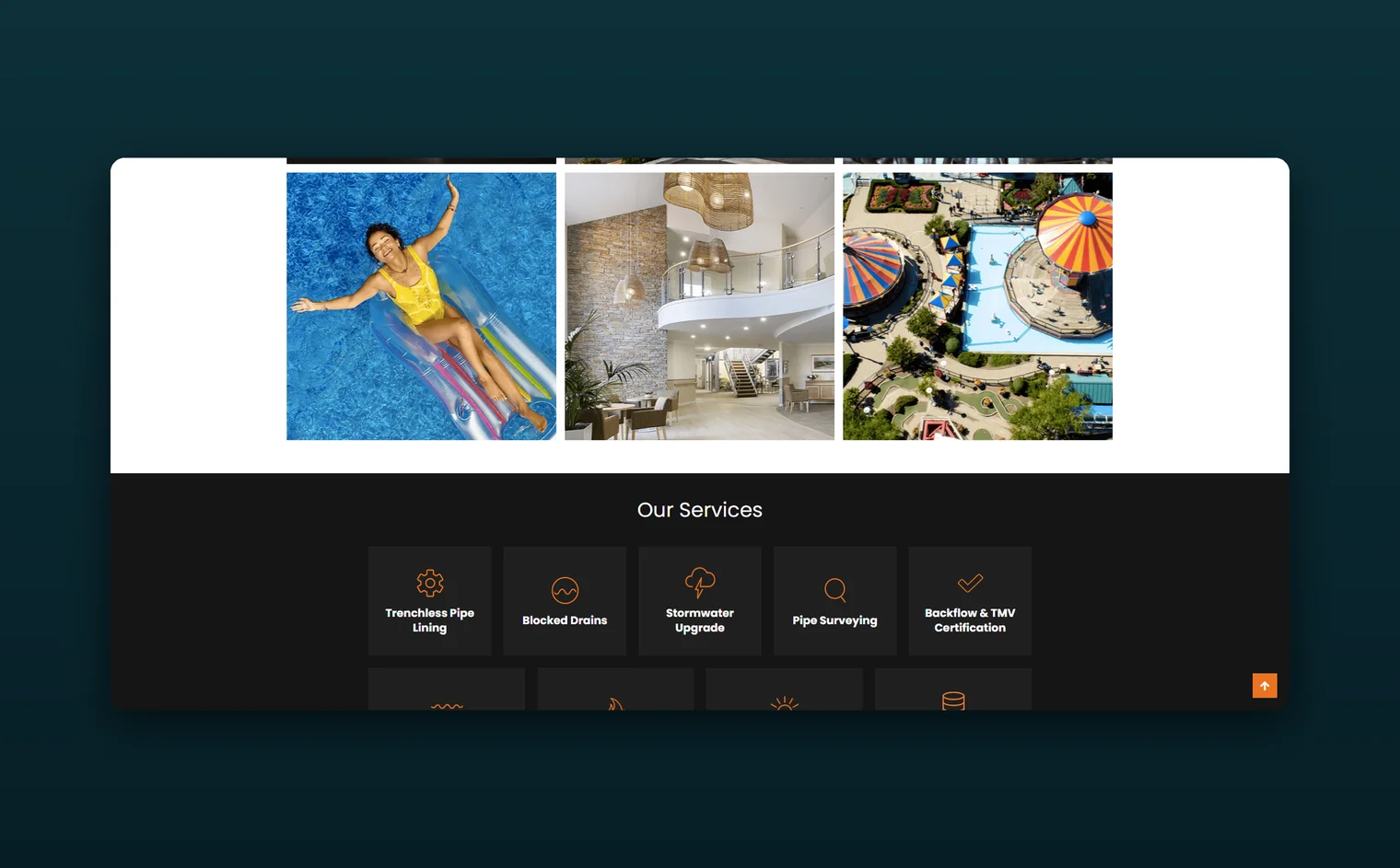 Plumbing & Gas Services QLD website by Balar Media Group, more of the design