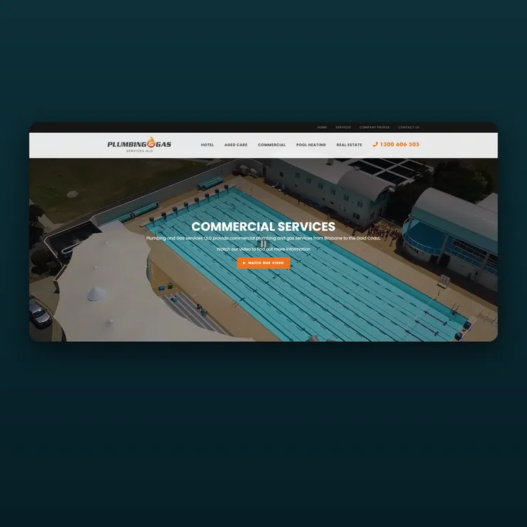 Plumbing & Gas Services QLD website by Balar Media Group