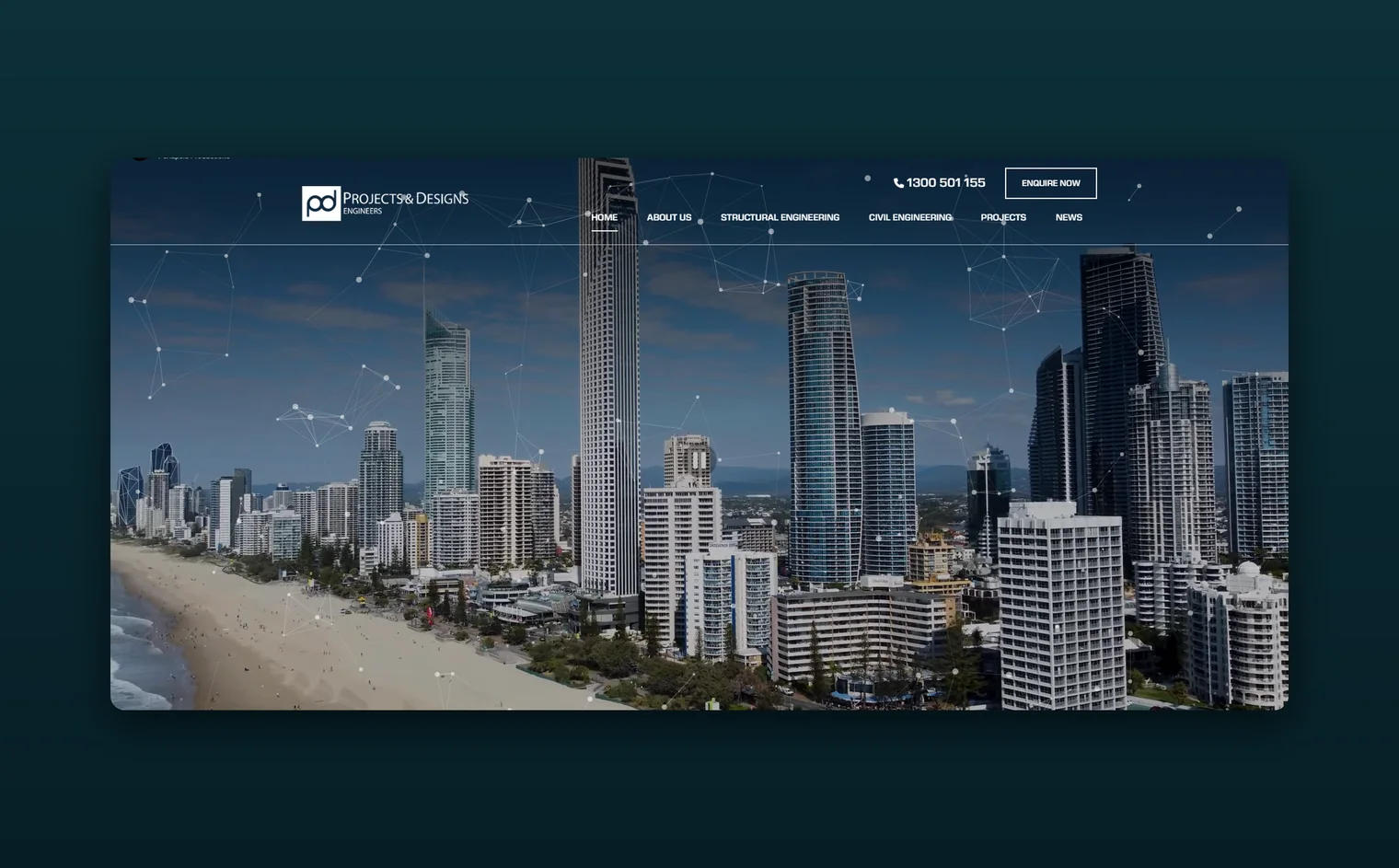 Projects & Designs Engineers website design by Balar Media Group