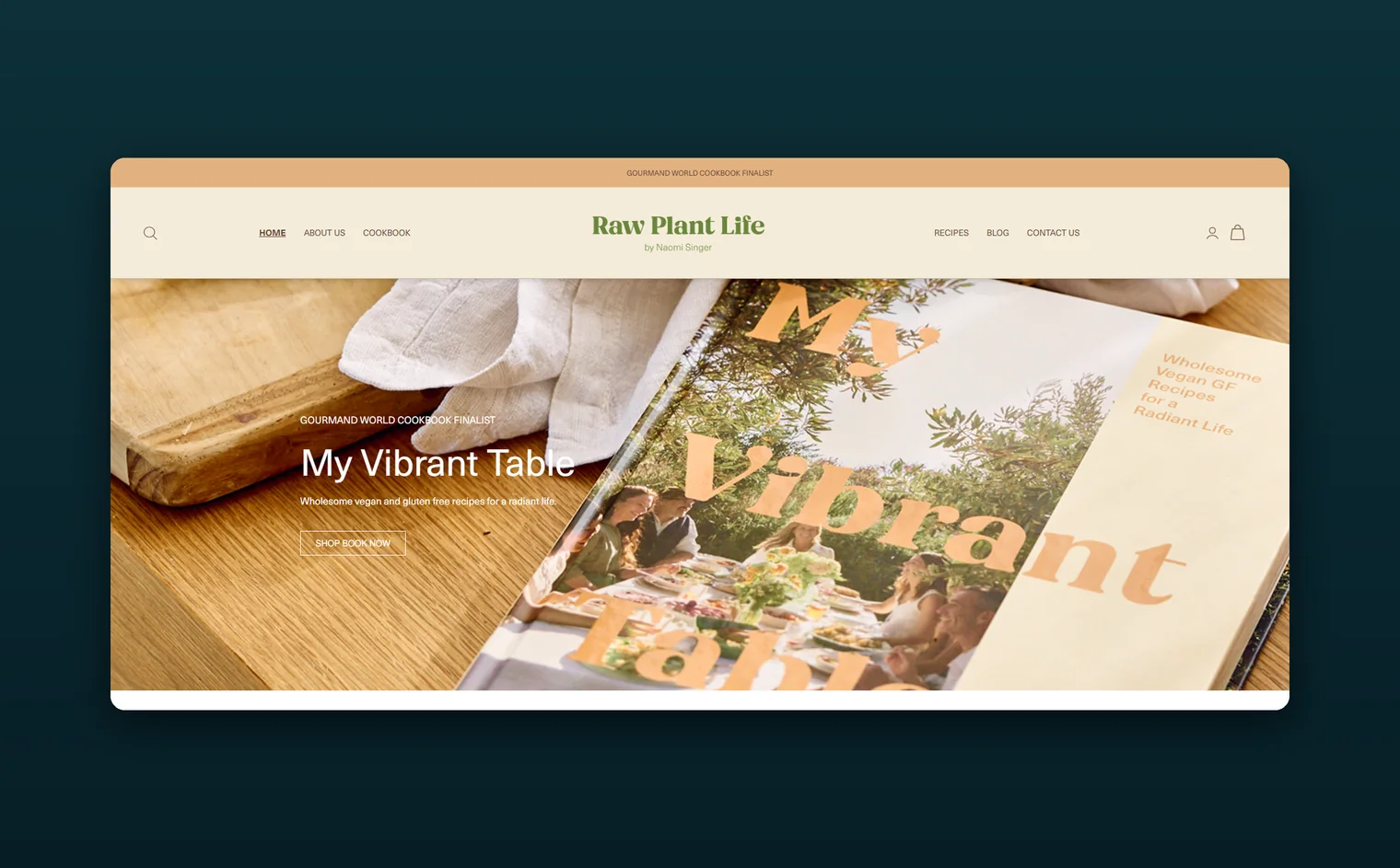 Raw Plant Life website design by Balar Media Group