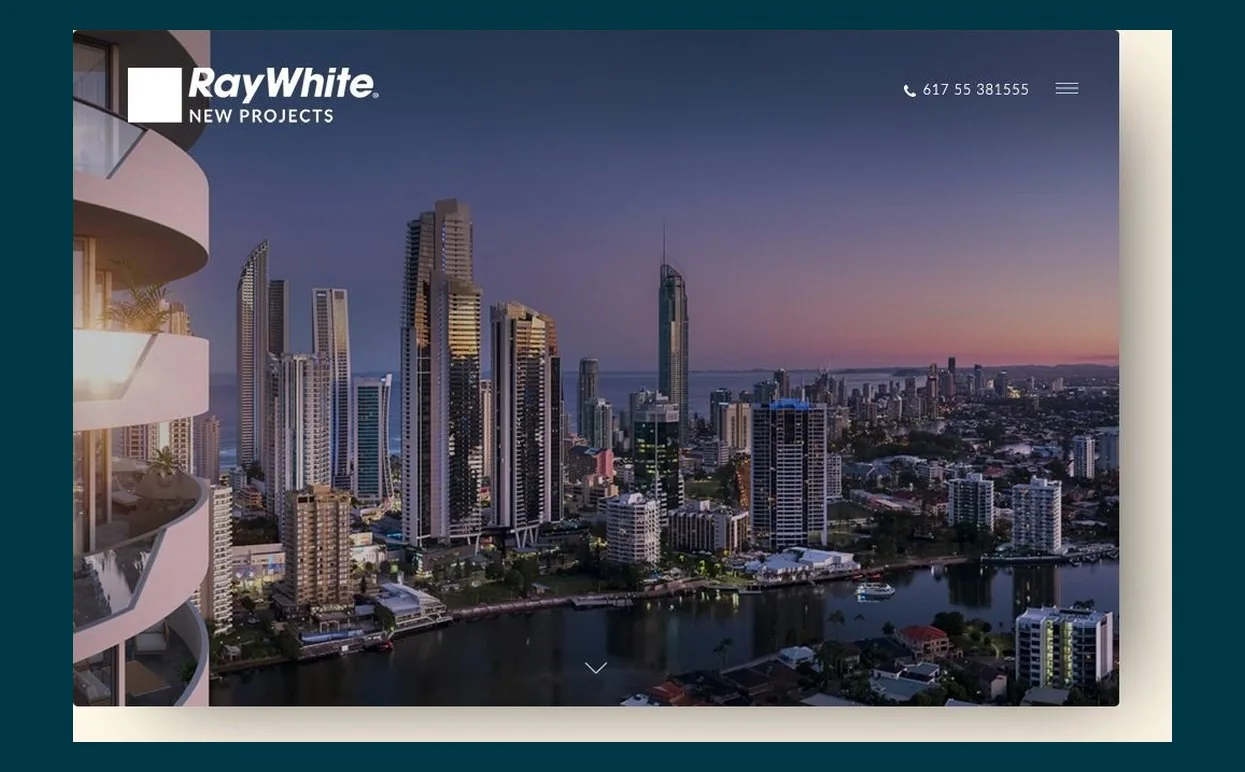 Ray White New Projects website by Balar Media Group