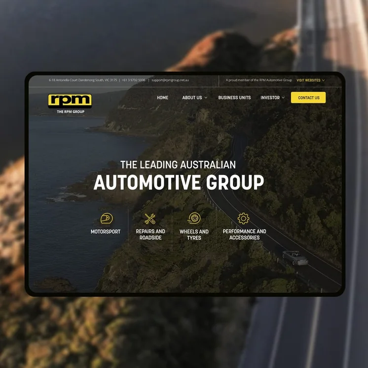 RPM Group website by Balar Media Group