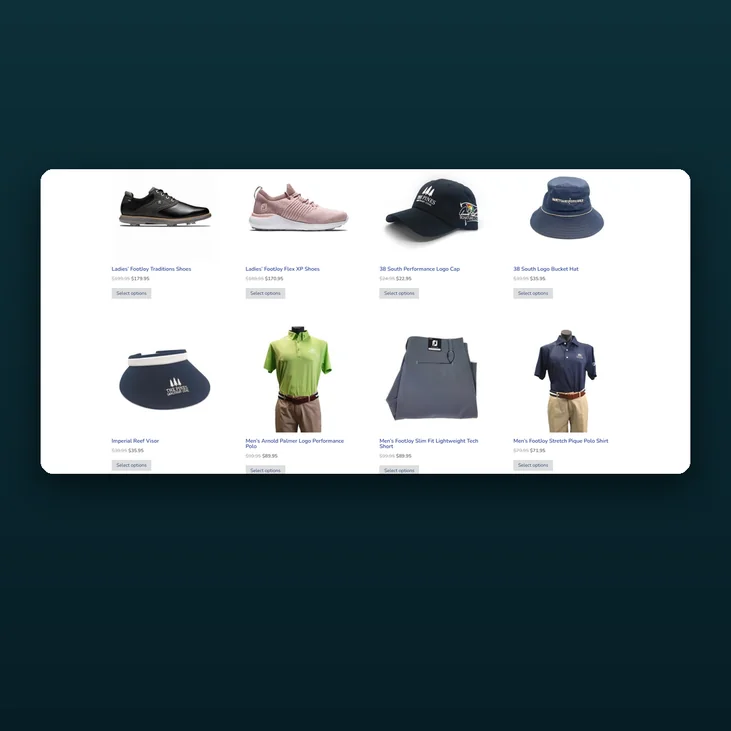 Sanctuary Cove Golf Shop website detail by Balar Media Group