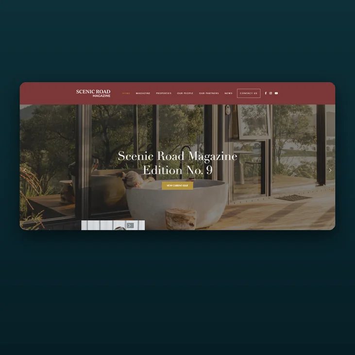 Scenic Road Properties website detail by Balar Media Group