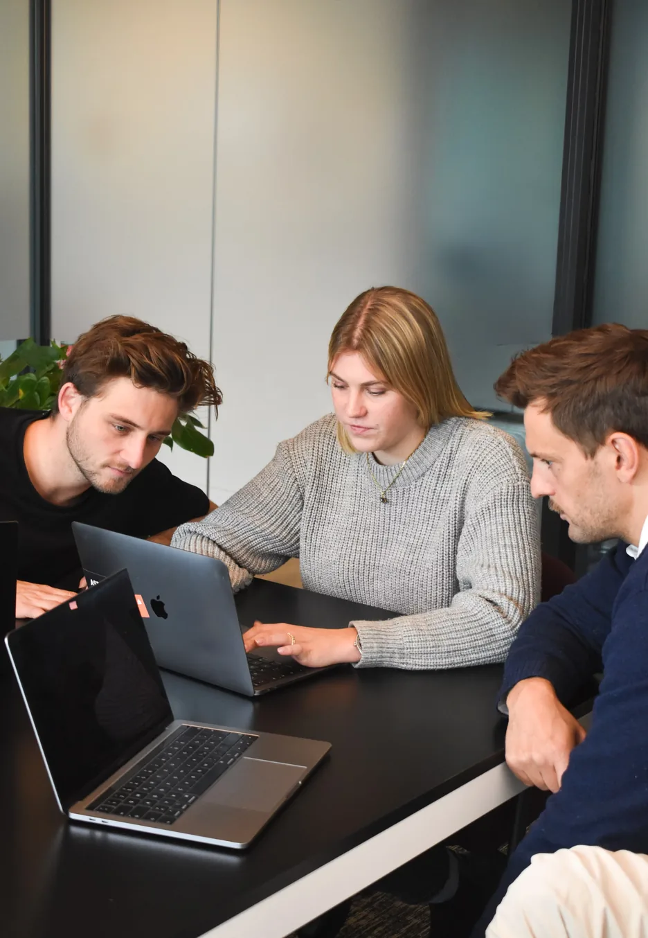 Balar team members working through a website plan