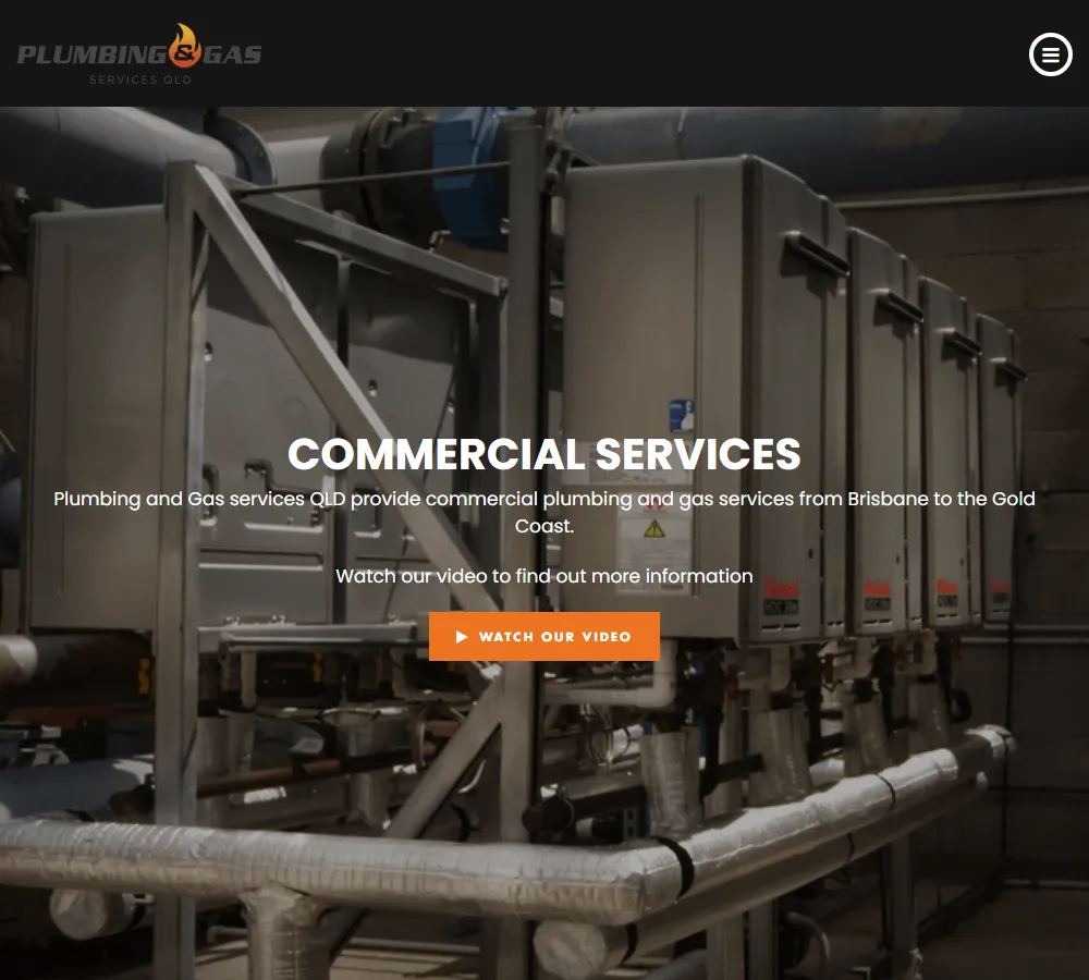 Plumbing & Gas Services QLD website by Balar Media Group