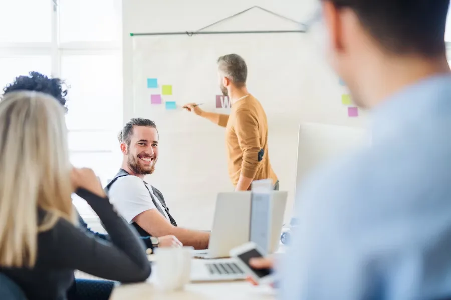 The Balar team in a website planning session