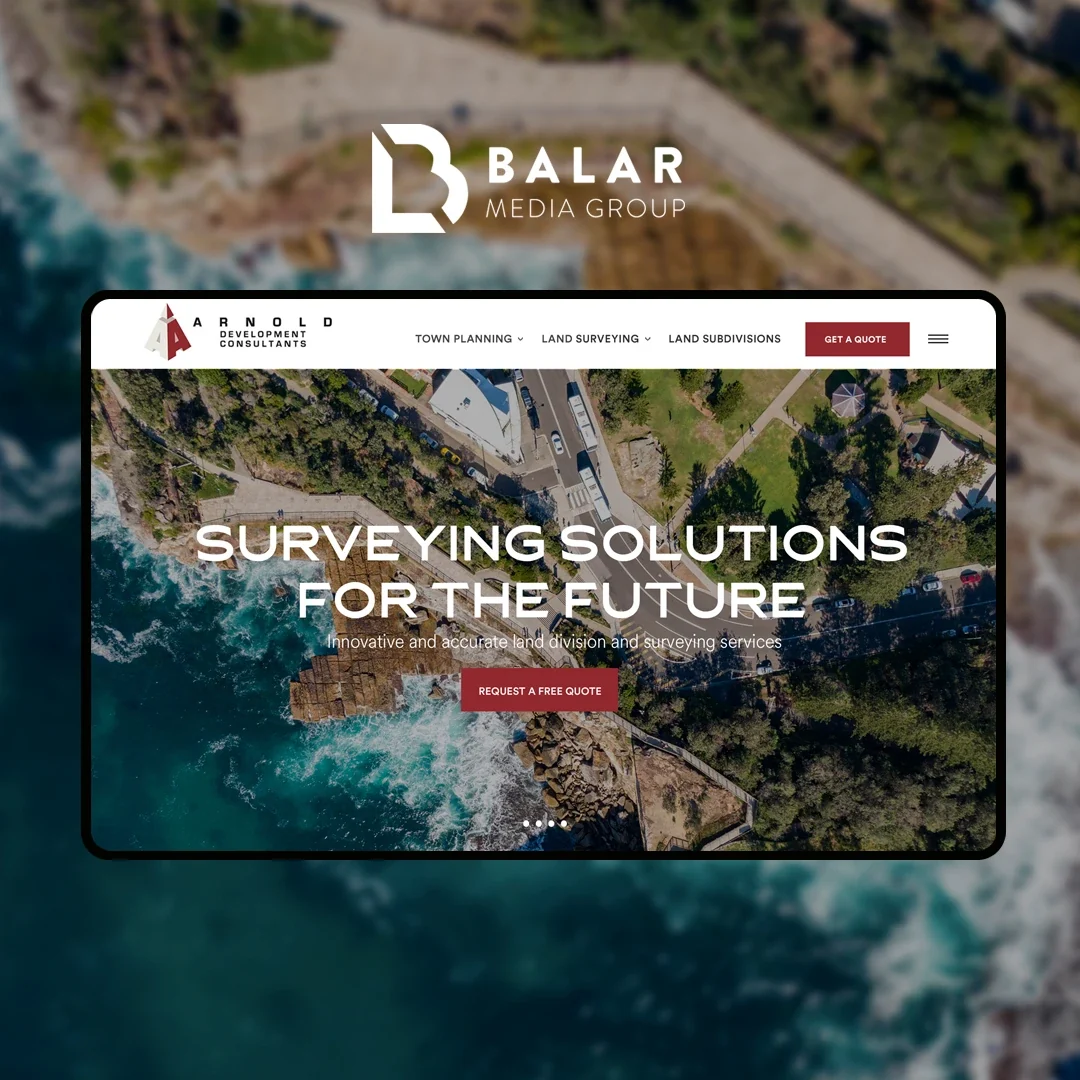 Arnold Development Consultants website by Balar Media Group