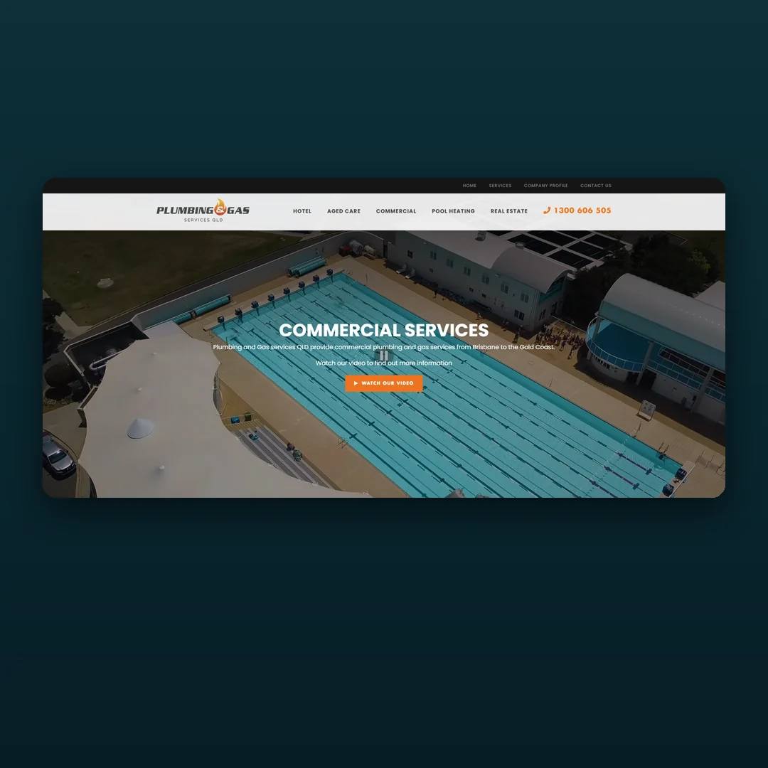 Plumbing & Gas Services QLD website by Balar Media Group