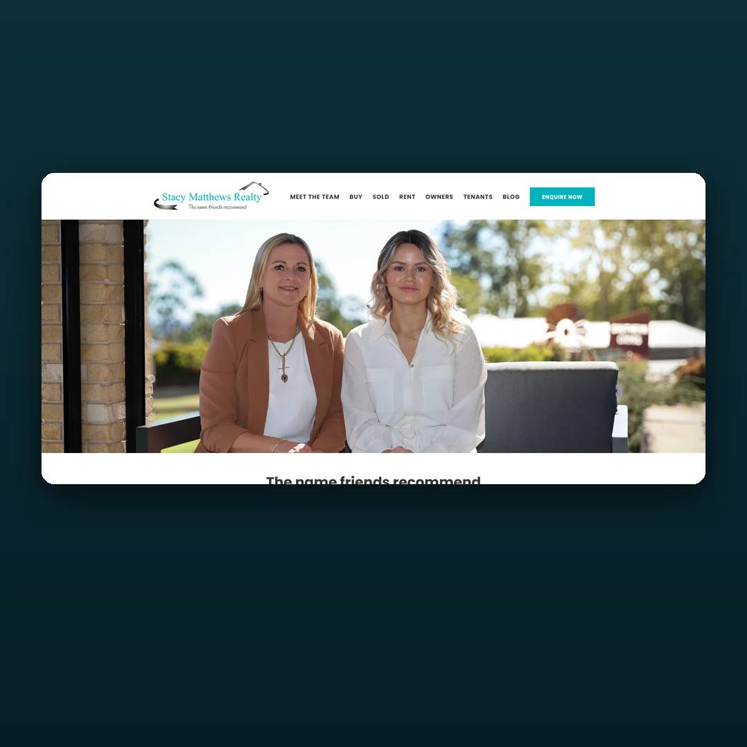 Stacy Matthews Realty website by Balar Media Group