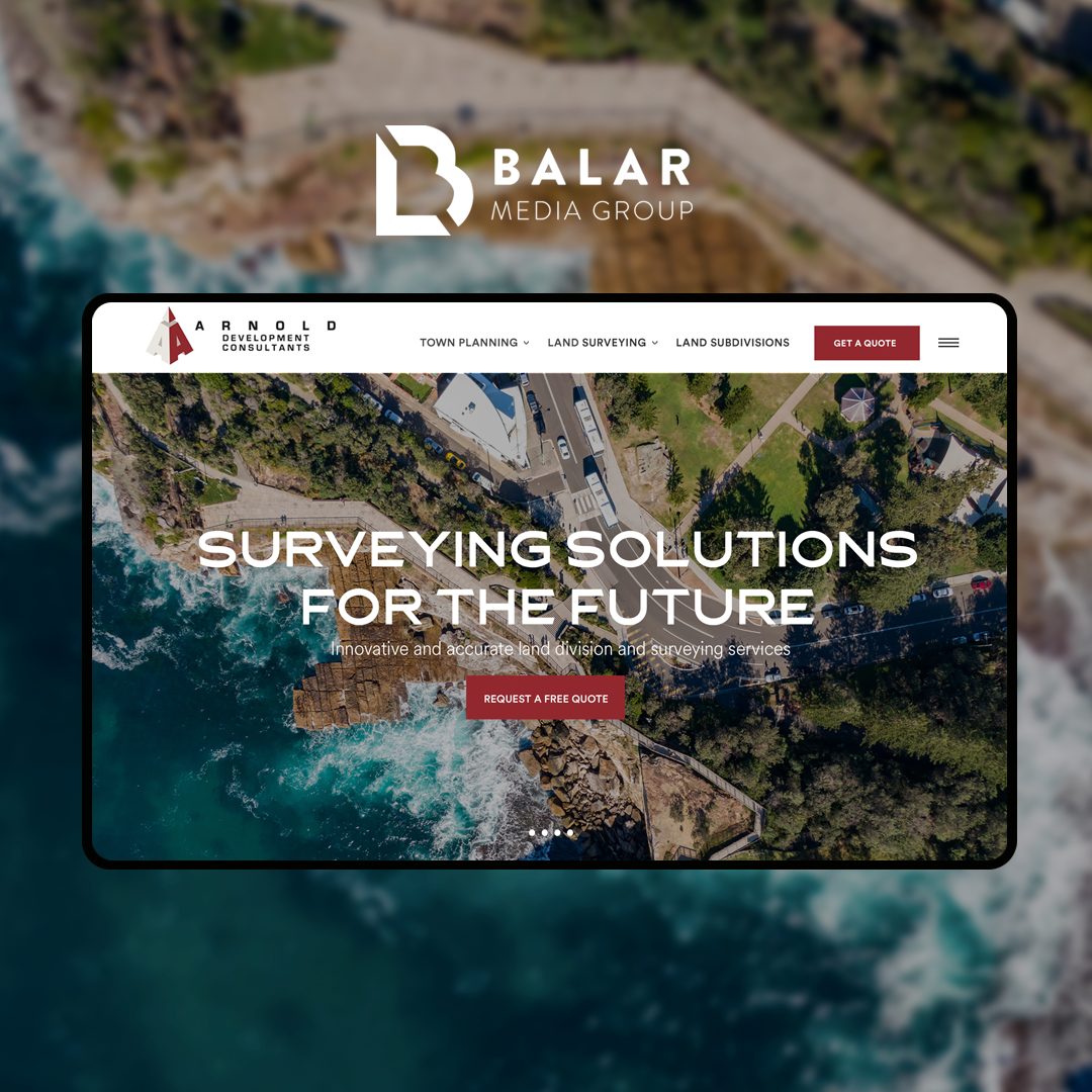 Arnold Development Consultants website by Balar Media Group