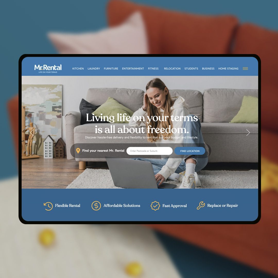 Mr Rental NZ website by Balar Media Group