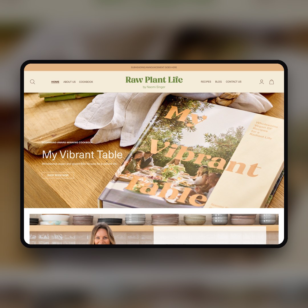 Raw Plant Life website by Balar Media Group