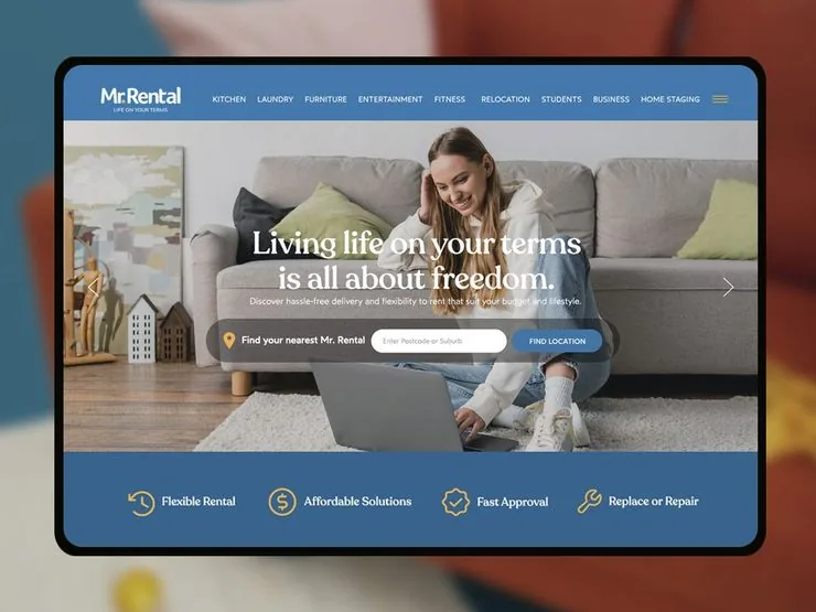 Mr Rental New Zealand website by Balar Media Group